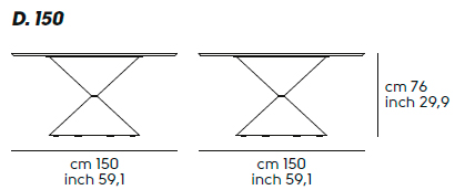 croquis mesa clessidra midj